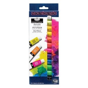 Royal &amp; Langnickel neonske akrilne boje 12 x 12 ml