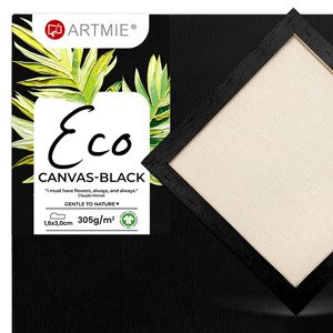 Crno ECO umjetničko platno na okviru | Različite veličine | Various Sizes