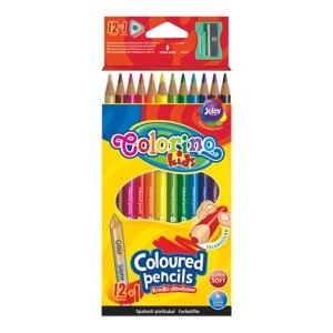 Trokutaste Colorino olovke u boji sa šiljilom 12 kom