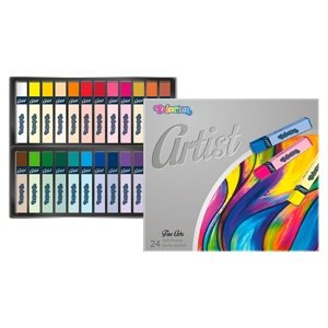 Četvrtaste suhe pastele Colorino Artist 24 kom
