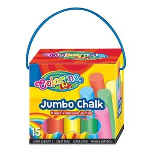 JUMBO set kreda za pločnik - 15 dijelova