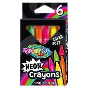 Neonske voštane bojice Colorino 6 kom