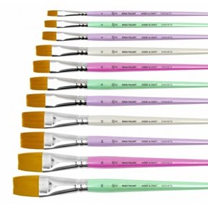 Rosa Hobby &amp; Craft plosnati kist | Various Sizes
