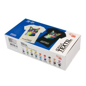 ROSA akrilne boje za tekstil 18x20 ml