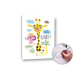 Slikanje po brojevima HELLO BABY - male težine | low difficulty