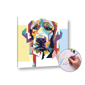 Slikanje brojevima DOG LOVELY - male težine | low difficulty