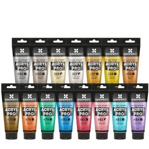 ACRYL PRO set kompozitnih akrilnih boja 15x75 ml
