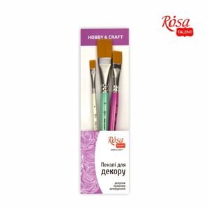 ROSA TALENT Hobby &amp; Craft set ravnih četkica