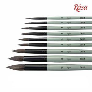 ROSA OASIS 188 Prirodna okrugla četka | Various Sizes