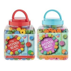 Drvene perle u kanti - 375 grama | Various Packages