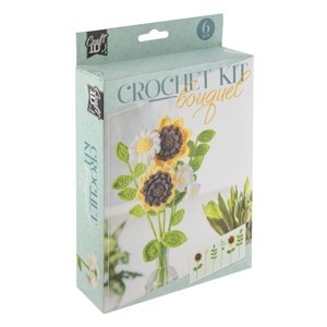 Komplet za heklanje: buket cvijeća