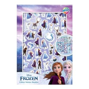 Knjiga sa svjetlucavim naljepnicama Frozen A5