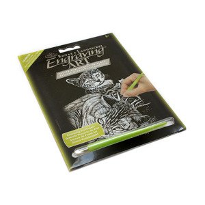 Kreativni set za graviranje - Mačići (3 djelni set za)