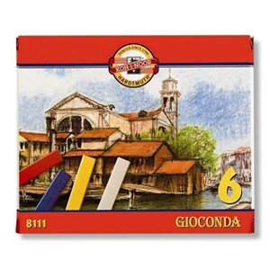 Uljane krede GIOCONDA / 6-djelni set (Uljane krede KOH-I-NOOR)