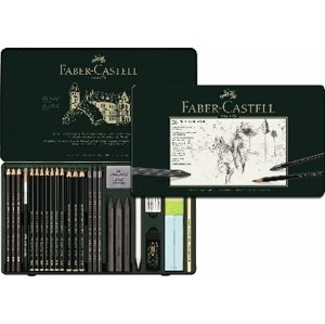 Pitt Grafit set veliki - metalna kutija (Faber Castel - Set)
