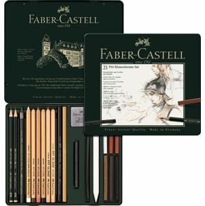 Pitt Monochrome set - 21 komada - metalna kutija (Faber Castel)
