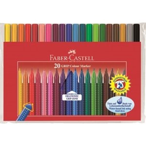 Flomasteri Grip - 20 boja (Faber Castel - Flomasteri)