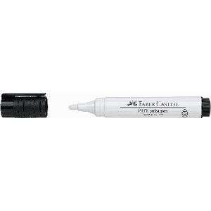Flomaster Art Pen PITT debelji - 101 bijela (Faber Castel -)