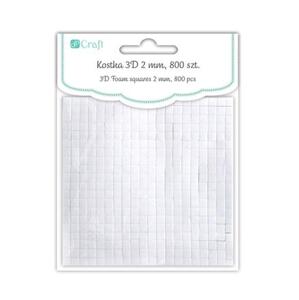 3D Dvostrani lepljivi kvadrati 2 mm / 800 kom (pribor za)