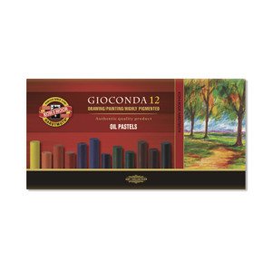 8352 Set umetničkih uljanih pastela 12kom GIOCONDA (uljane)
