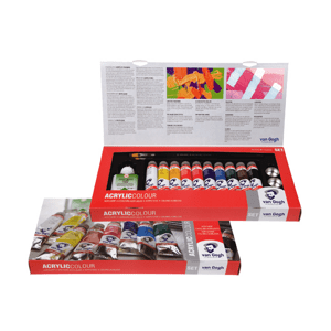 Set akrilnih boja Van Gogh Combiset 10x40 ml + pribor (set)