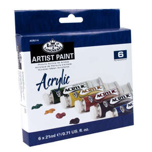 Set akrilnih boja Royal & Langnickel - 6 dijelova  (set)