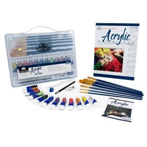 Set akrilnih boja Essentials u kovčegu - 25 dijelova (set)