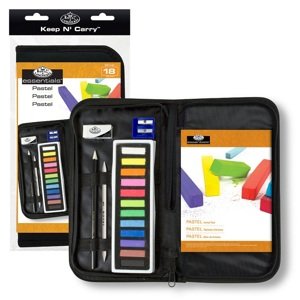 Set suvih pastela Essentials u peratonici - 18 dijelova (set)