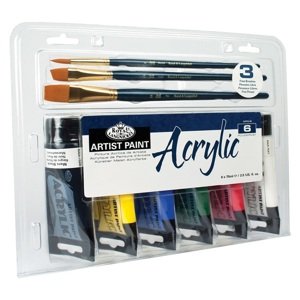 Set akrilnih boja Royal & Langnickel Essentials - 9 dijelova  ()