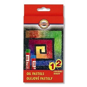 Uljane pastele - 12 kom (pastele KOH-I-NOOR)