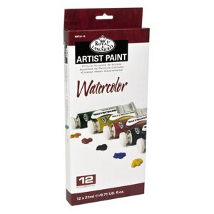 Set akvarela u kartonskoj kutiji - 12 x 21 ml (akvarele Royal)