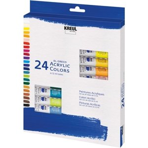 Set akrilnih boja El Greco 24 x 12 ml   (akrilne boje KREUL)