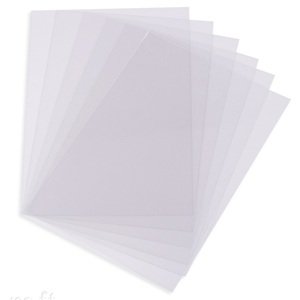 Transparentna folija za plastificiranje - 6 komada (dodaci za)