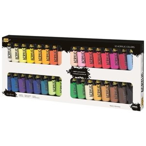 Akrilne boje Solo Goya - set 32 x 20 ml (akrilne boje Kreul )