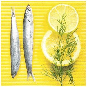 Salveta za dekupaž Fish - 1 kom (Salvete za dekupaž)