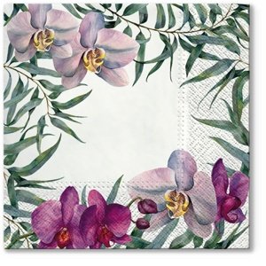 Salvete za dekupaž Elegant Orchid - 1 komad (Salvete za)