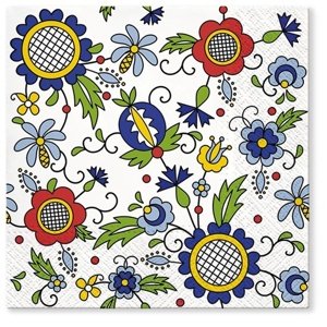 Salvete za dekupaž Kashubian Style - 1 komad (Salvete za)
