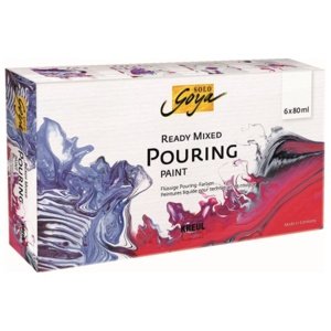 SOLO GOYA Ready Mixed pouring set 6 dijelova (gotove boje za)