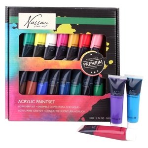 Set akrilnih boja Nassau Fine Art 18 x 36 ml (akrilne boje)
