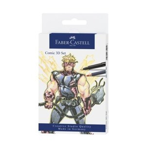 Umjetničke olovke Faber-Castell Comic 3D set (set za stripove)
