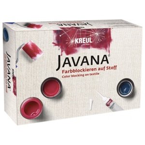 Set boja za tekstil za tehniku blokiranja JAVANA KREUL (boja)