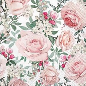Salvete za dekupaž Gorgeous Roses - 1 kom  (salvete za dekupaž)