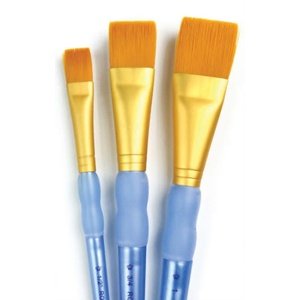 Set ravnih sintetičkih kistova Roial & Langnickel 3 komada