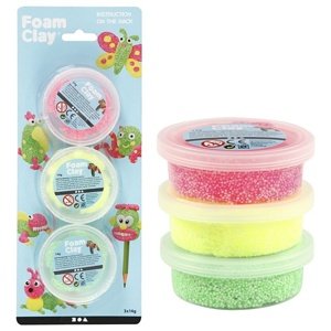 Masa za modeliranje Foam Clay - neon (glina za modeliranje)