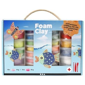 Kofer s masom za modeliranje Foam Clay - 31 kom (masa za)