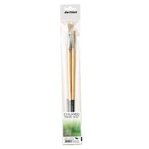 Set vegan kistovi Chuneo 4129 za uljane boje - da Vinci - 3 komada ()