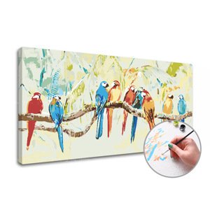 Slikanje brojevima PAPAGAS - srednje težine (ARTMIE set boja)