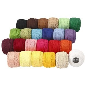 Konac za vez - set 24 x 20 g (mercerizirani pamuk - 125 m)
