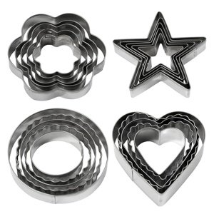 Set metalnih oblika - 5 komada | razni oblici (metalni kalupi)