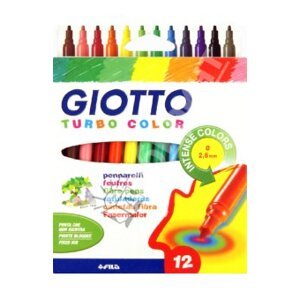 Flomasteri GIOTTO TURBO COLOR / 12 boja (slikarski pribor za)